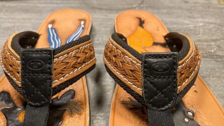 Flip Flops mit Tänzer