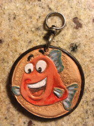 Schlüsselanhänger, Horoskop Fische / Rückseite, Preis 30,-