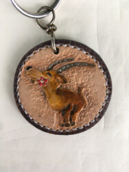 Schlüsselanhänger Horoskop Steinbock Vorderseite Preis 30,-